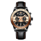 Orologio meccanico impermeabile con cinturino in pelle di alta qualità Boyzhe Fashion