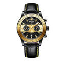 Boyzhe Man Fashion High-End Watch Leather Strap Waterproof Automatic Mechanical Movement Man Watch - Acquisti Online