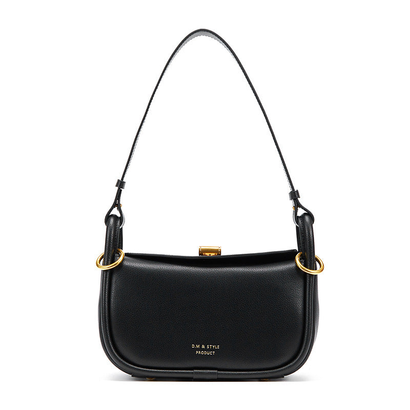 Women's Fashionable Stylish Shoulder Bag Original Leather First Layer Cowhide High Quality Women's Retro Pillow Bags