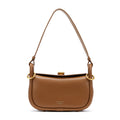 Borsa a tracolla alla moda ed elegante da donna, in pelle originale, primo strato di pelle bovina, borse a cuscino retrò da donna di alta qualità