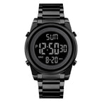 Skmei Electronic Watch Stainless Steel Band Business Fashion Chronograph Display Show Time Date Electronic Watch