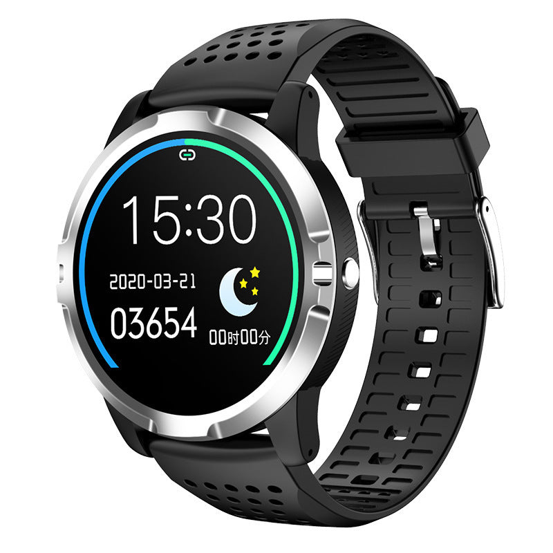 Go3 Smart Armband Rond Scherm ECG Hartslag Bloeddruk Oximeter Stappen Bluetooth Waterdicht Sporthorloge