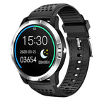 Go3 Smart Armband Rond Scherm ECG Hartslag Bloeddruk Oximeter Stappen Bluetooth Waterdicht Sporthorloge