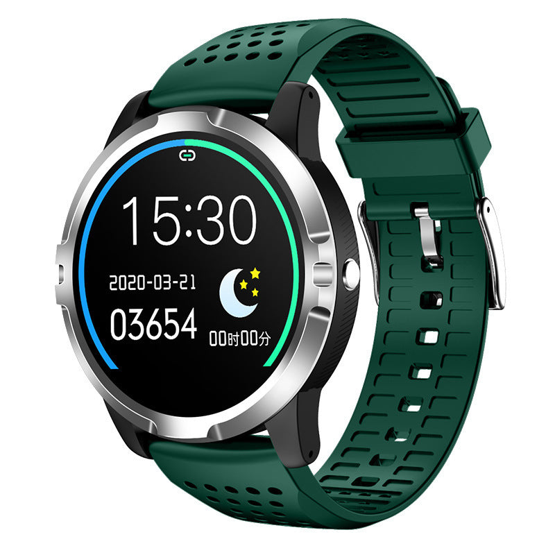 Go3 Smart Armband Rond Scherm ECG Hartslag Bloeddruk Oximeter Stappen Bluetooth Waterdicht Sporthorloge