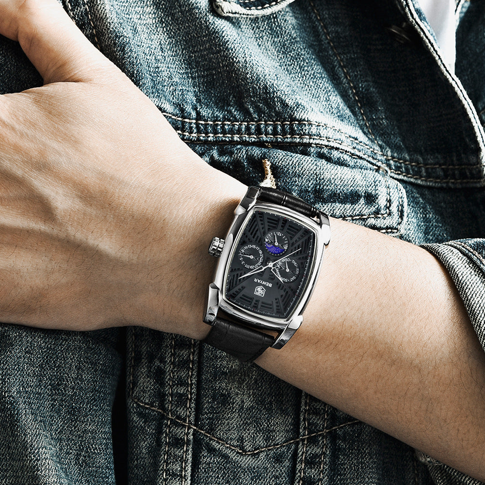 Modieus waterdicht quartzhorloge voor heren