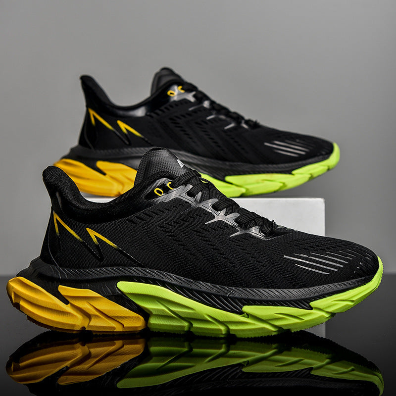 Men's Sports Shoes Sneakers New Shock Absorption Air Cushion Ultra Light Breathable Men Casual Running Shoes Big Size 39-46 - Acquisti Online