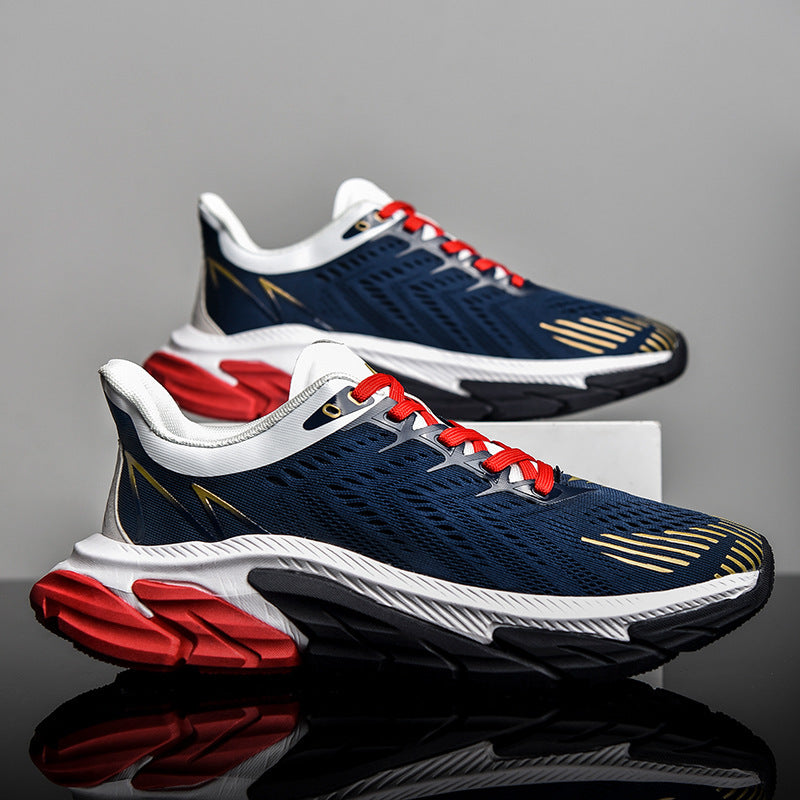 Men's Sports Shoes Sneakers New Shock Absorption Air Cushion Ultra Light Breathable Men Casual Running Shoes Big Size 39-46 - Acquisti Online