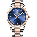 CARNIVAL Casual Ladies Automatic Mechanical Watches Luminous Waterproof Stainless Steel Strap Diamond Watch