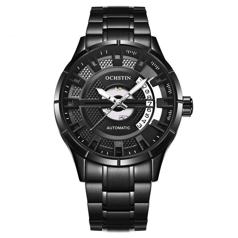 Ochstin Men's Classic Fashion Watch Automatic Mechanical Movement Waterproof Steel Band Man Watch - Acquisti Online