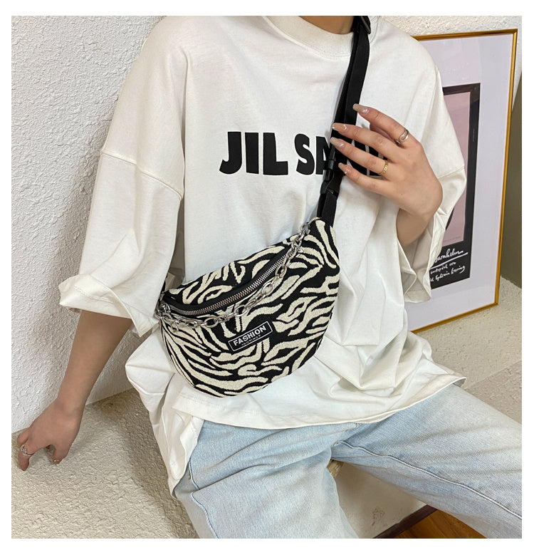 Zebra Pattern women's Messenger Bag