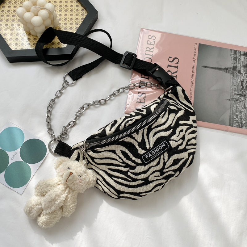 Zebra Pattern women's Messenger Bag