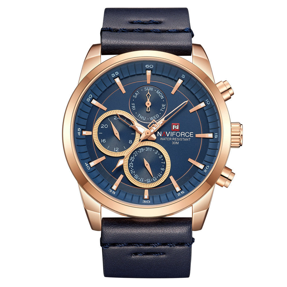 Orologio da uomo casual al quarzo impermeabile Orologio da uomo
