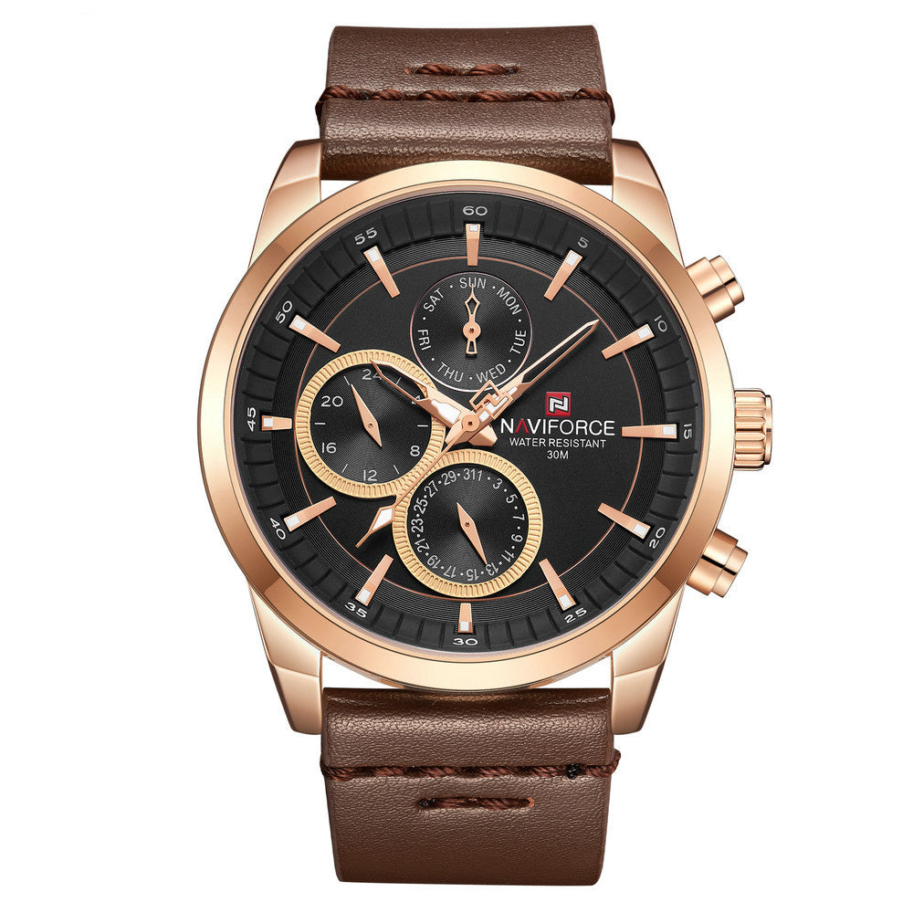 Orologio da uomo casual al quarzo impermeabile Orologio da uomo