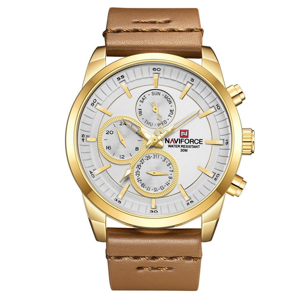 Orologio da uomo casual al quarzo impermeabile Orologio da uomo