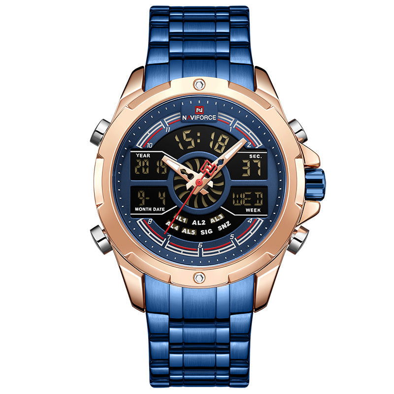 Orologio da uomo multifunzionale sportivo e per il tempo libero