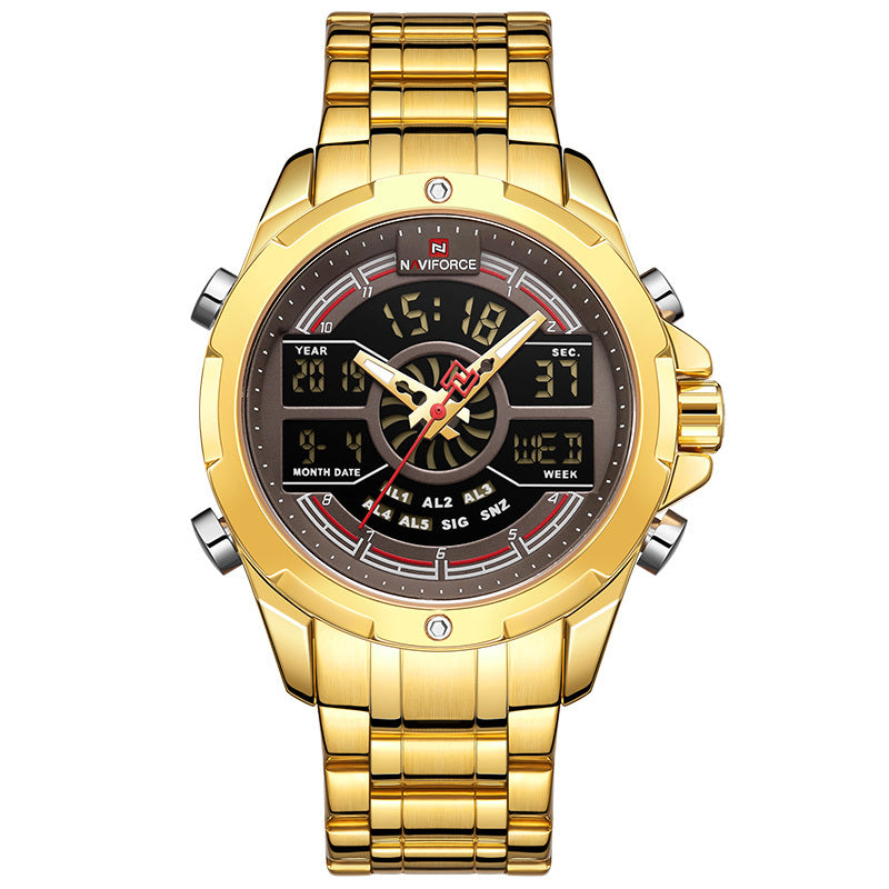 Orologio da uomo multifunzionale sportivo e per il tempo libero