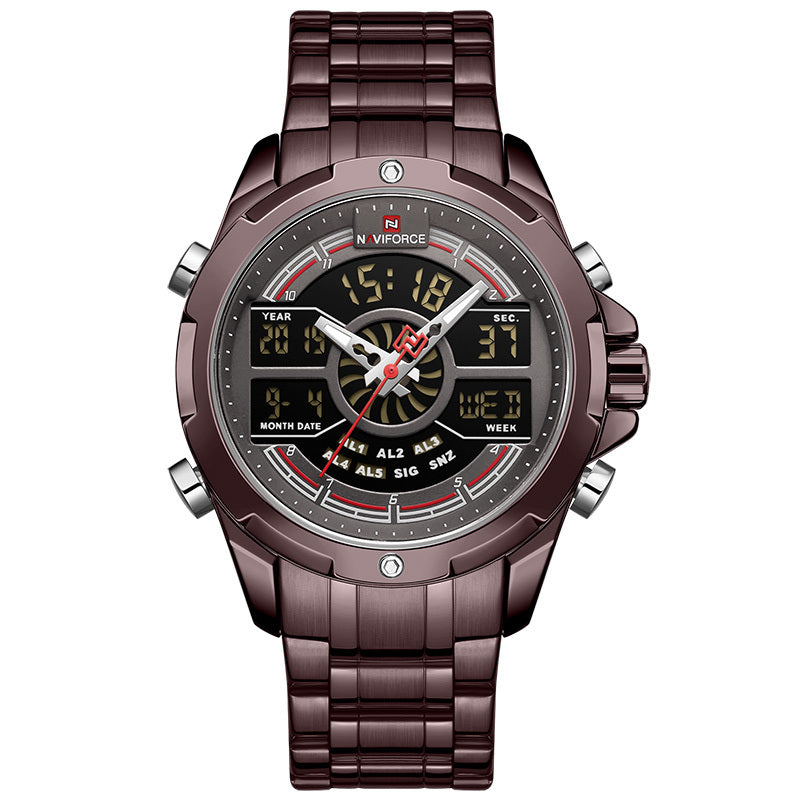 Orologio da uomo multifunzionale sportivo e per il tempo libero