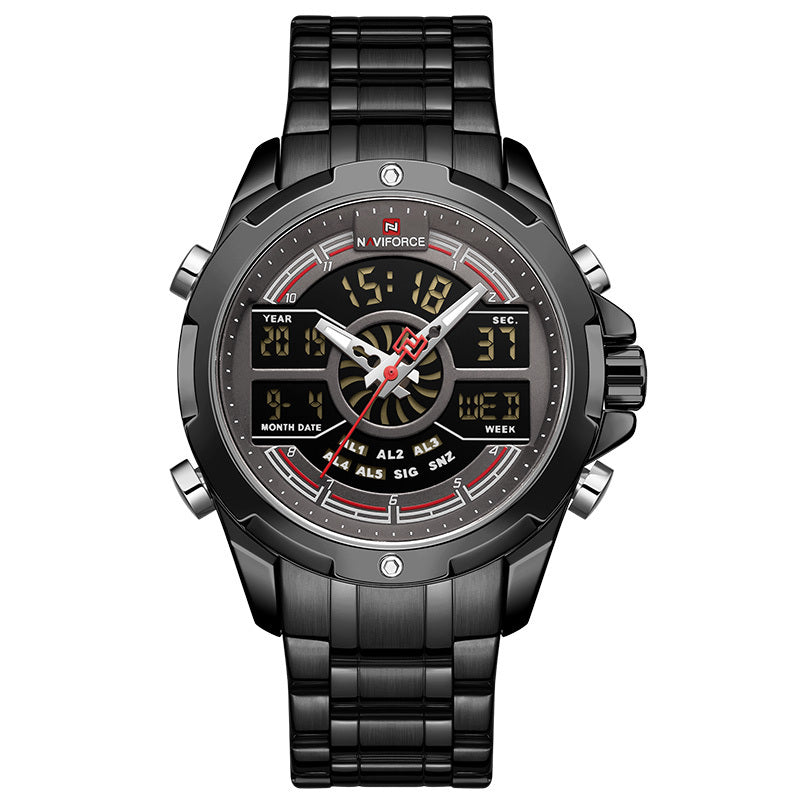 Orologio da uomo multifunzionale sportivo e per il tempo libero