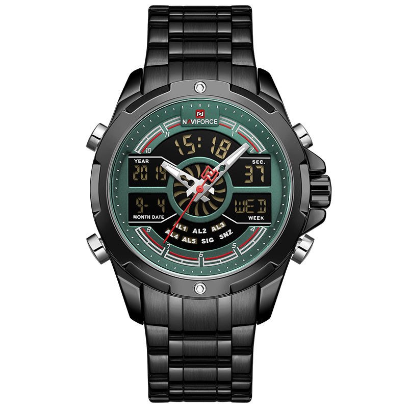 Orologio da uomo multifunzionale sportivo e per il tempo libero