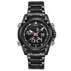 Waterdicht casual herenhorloge met stalen band