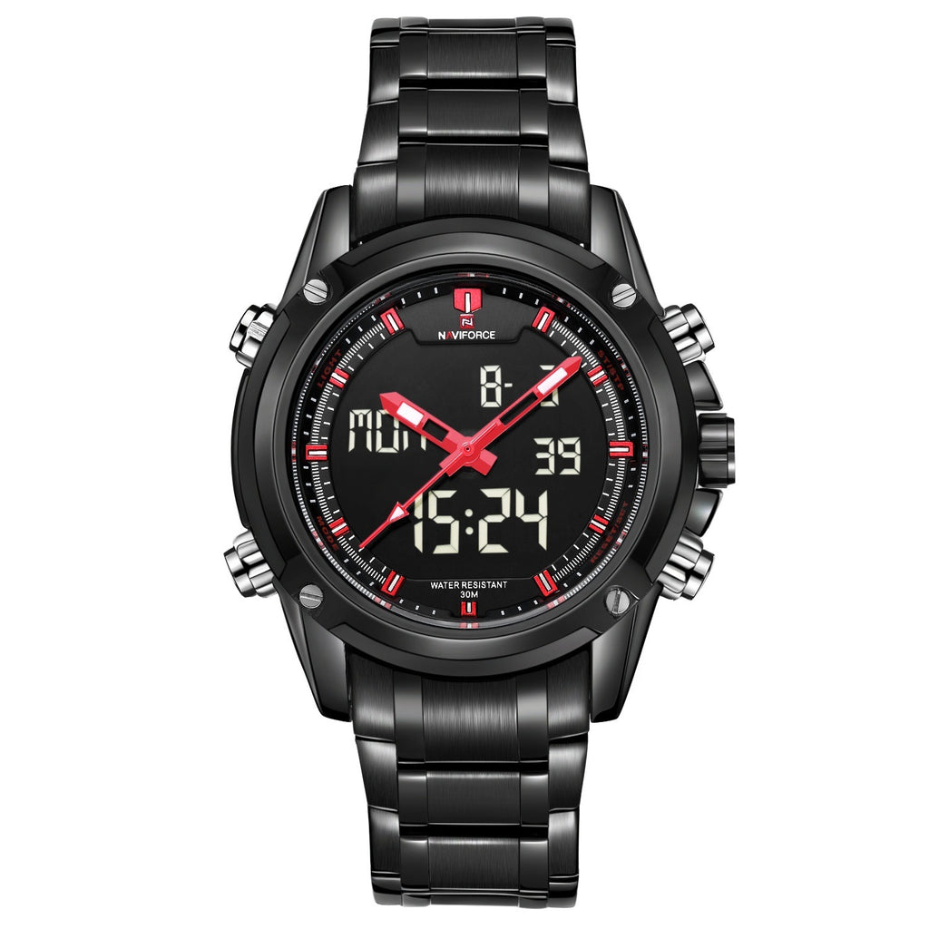 Waterdicht casual herenhorloge met stalen band