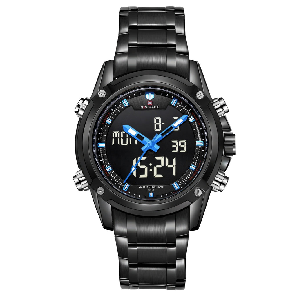 Waterdicht casual herenhorloge met stalen band