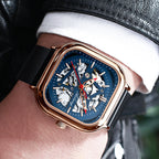 AILANG Men's Fashionable Watch Automatic Mechanical Movement Watch Mesh Band Waterproof Man Watch - Acquisti Online