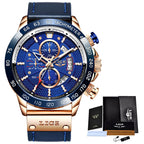 New Men's Quartz Watch Multifunction Chronograph Men's Waterproof Watch