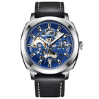 Orologio da uomo automatico alla moda, orologio meccanico traforato, impermeabile