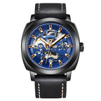 Orologio da uomo automatico alla moda, orologio meccanico traforato, impermeabile