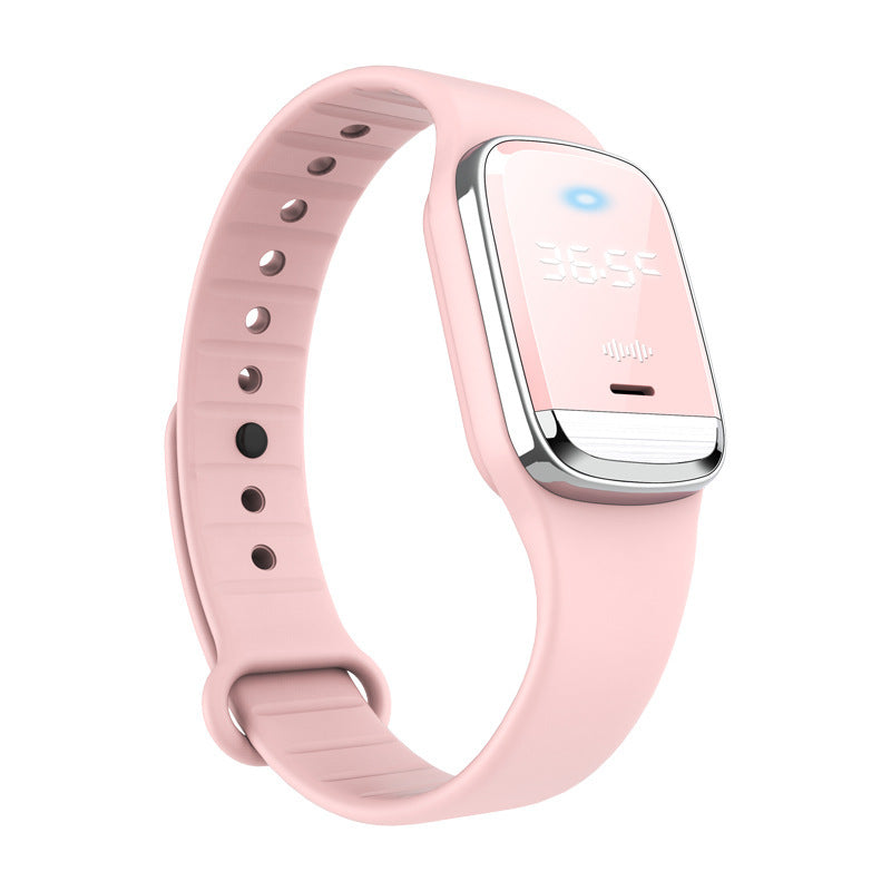 Smartwatch Elektronisch muggenwerend horloge Ultrasoon muggenwerend armband USB oplaadbaar slim horloge