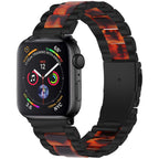 Smart iwatch Multi Function Metal Stainless Steel Resin Three Beads I Watch Steel Band Smart WatchFor Apple