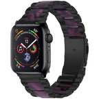 Smart iwatch Multi Function Metal Stainless Steel Resin Three Beads I Watch Steel Band Smart WatchFor Apple