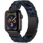 Smart iwatch Multi Function Metal Stainless Steel Resin Three Beads I Watch Steel Band Smart WatchFor Apple