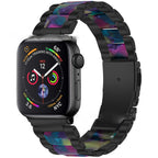 Smart iwatch Multi Function Metal Stainless Steel Resin Three Beads I Watch Steel Band Smart WatchFor Apple