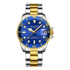 Fully Automatic Mechanical Watch Calendar Business Steel Band Water Ghost Men's Watch