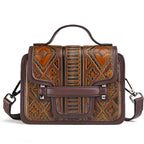 Women's Handbag Multi Pocket Crossbody Large Capacity Shoulder Bag Fashionable Hand-Painted Women's Shoulder Bag