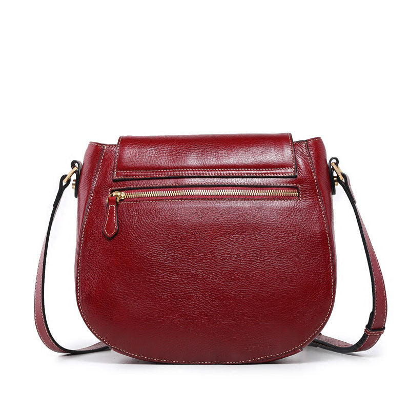 Women's Retro Shoulder Purses Genuine Leather Hand Bags Ladies Crossbody bag Large Capacity Women's Shoulder Bag
