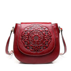 Women's Retro Shoulder Purses Genuine Leather Hand Bags Ladies Crossbody bag Large Capacity Women's Shoulder Bag