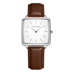 Hannah Martin Women's Watch Japan Movement Bracelet Simple Fashion Ladies Watch Rose Gold Steel Mesh Square Dial Women Watch