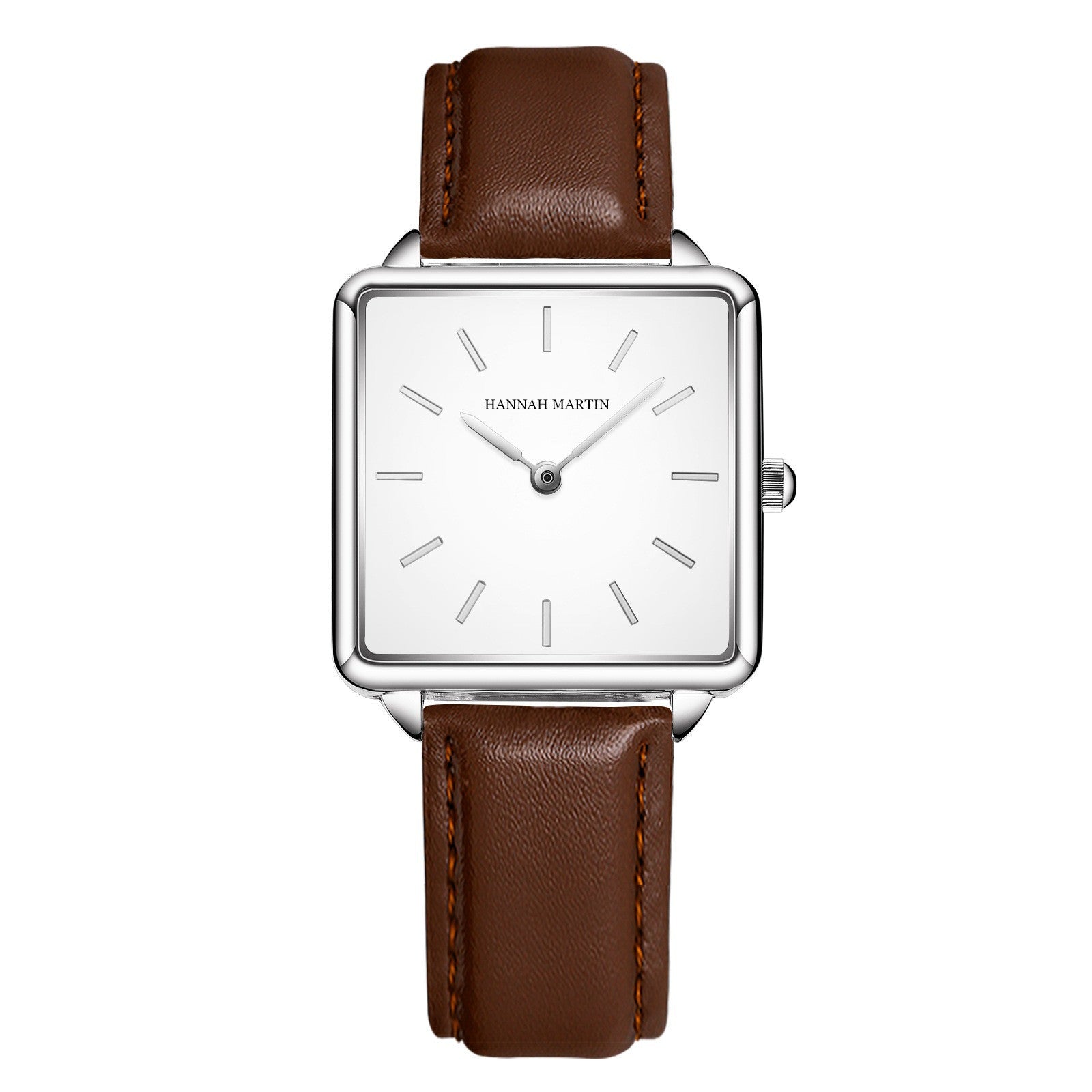 Hannah Martin Women's Watch Japan Movement Bracelet Simple Fashion Ladies Watch Rose Gold Steel Mesh Square Dial Women Watch