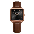 Hannah Martin Women's Watch Japan Movement Bracelet Simple Fashion Ladies Watch Rose Gold Steel Mesh Square Dial Women Watch