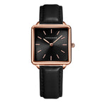 Hannah Martin Women's Watch Japan Movement Bracelet Simple Fashion Ladies Watch Rose Gold Steel Mesh Square Dial Women Watch