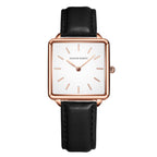 Hannah Martin Women's Watch Japan Movement Bracelet Simple Fashion Ladies Watch Rose Gold Steel Mesh Square Dial Women Watch