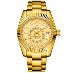 Orologio meccanico automatico luminoso da uomo