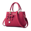 Women's New Style Litchi Pattern One-Shoulder Diagonal Handbag PU Leather Women Shoulder Crossbody Bags
