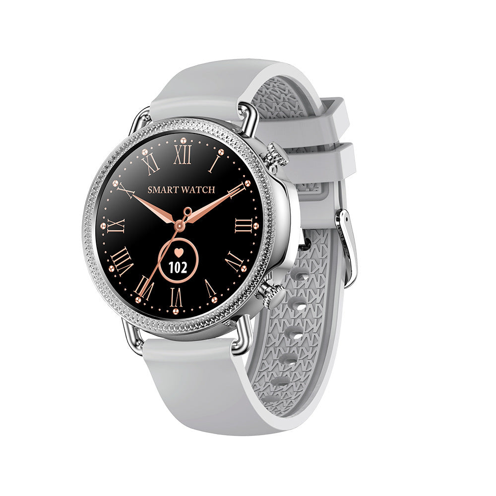 Orologio intelligente da donna Full Circle Full Touch Monitoraggio della salute del corpo Chiamata BT Smart Remainder Smartwatch da donna