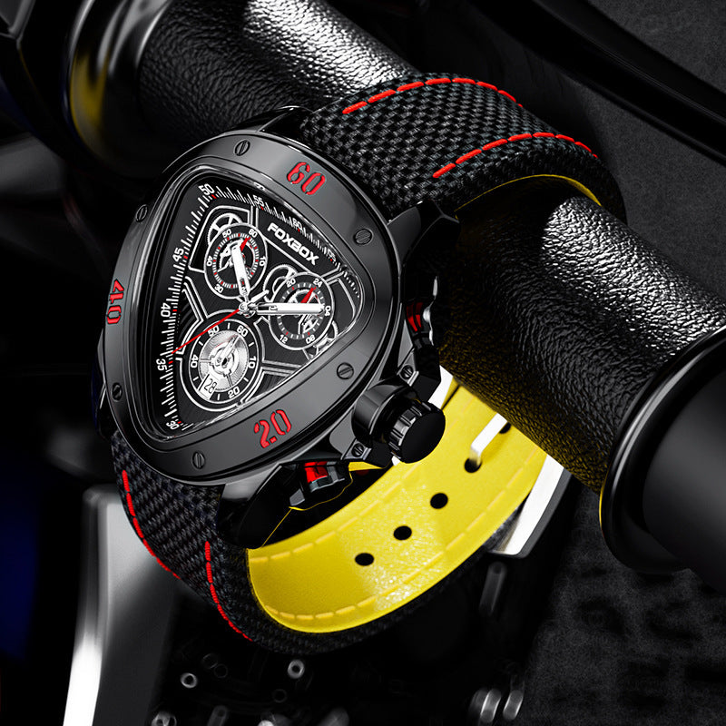 FOXBOX Man Military Chronograph Waterproof Wristwatch