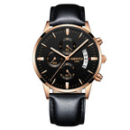 Men Watch Chronograph Sport Mens Waterproof Full Steel Quartz watch
