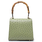 Women's Fashionable Shoulder Bag Original Leather Large Capacity Buckle Bag Ostrich Pattern single Shoulder Diagonal Bag